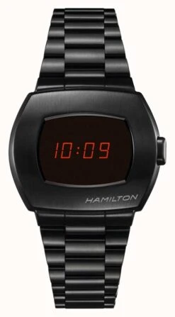 Hamilton American Classic PSR Black PVD Red Digital Display