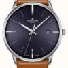 Junghans Meister MEGA Brown Blue Dial Leather Strap Sapphire Crystal -Festinest Zone product88783 2374 cropped.jpg.thumb FFFCFA 572x1000