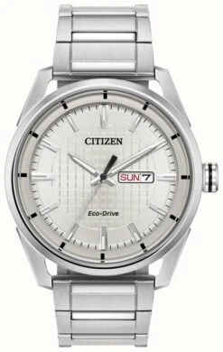 Citizen Men's Eco-Drive Solar Powered Stainless Steel Bracelet Watch