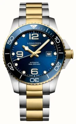 LONGINES HydroConquest 43mm Automatic Two Tone Bracelet Blue Dial