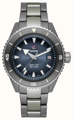 RADO Captain Cook High-Tech Ceramic Diver Sunray Blue Dial