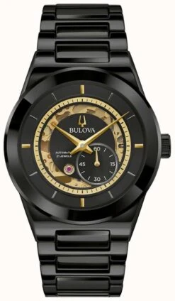 Bulova Millenia Automatic 41mm Black PVD Plated