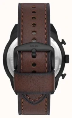Fossil Men's Bronson | Brown Chronograph Dial | Brown Leather Strap -Festinest Zone product91499 1587 cropped.jpg.thumb FFFCFA 608x1000