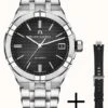 Maurice Lacroix Aikon Automatic (39mm) Black Clous De Paris Dial / Stainless Steel + Black Rubber -Festinest Zone product96513 4664 cropped.jpg.thumb FFFCFA 716x1000