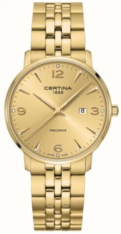 Certina DS Caimano Quartz 39mm Gold PVD Coated